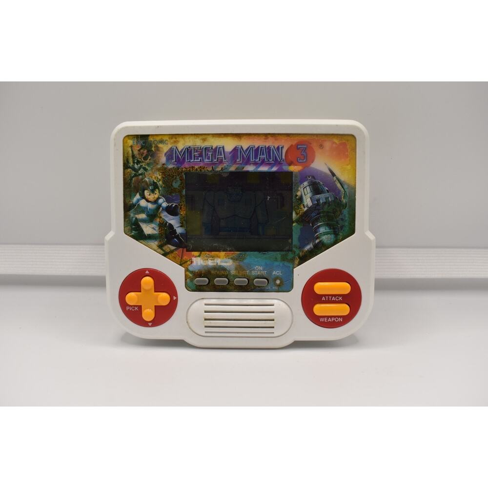 Mega Man 3 - Handheld Game Battery Powered 1988 Tested - Tiger Electronics